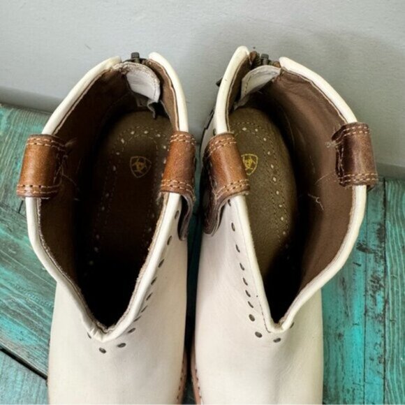 Ariat Greeley Western Boot Size 10B Southwestern Coastal Cowgirl - Picture 8 of 12